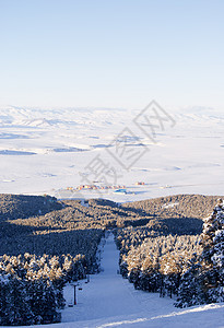 萨里卡米斯黑色滑雪路线图片