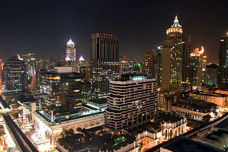 曼谷市中心技术市中心阳台景观基础设施建筑商业风景办公室摩天大楼图片