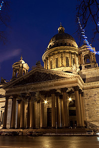 圣彼得堡圣艾萨克大教堂的一部分图片