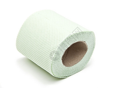 白色背景的简便手纸卫生清洁工小路厕所浴室卫生间回收卫生纸床单组织图片