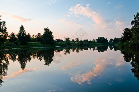 山湖日落公园荒野地平线蓝色天空国家池塘钓鱼橙子旅行图片