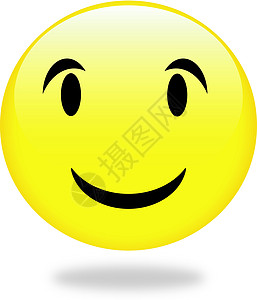 收集微笑 矢量插图电脑幸福情感笑脸卡通片徽章情绪按钮团体朋友们图片