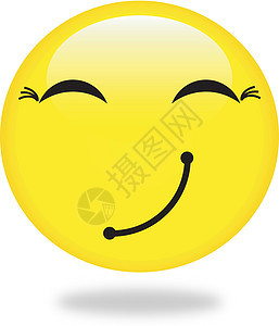 收集微笑 矢量插图表情艺术黄色哭泣舌头符号笑脸快乐悲伤绘画图片