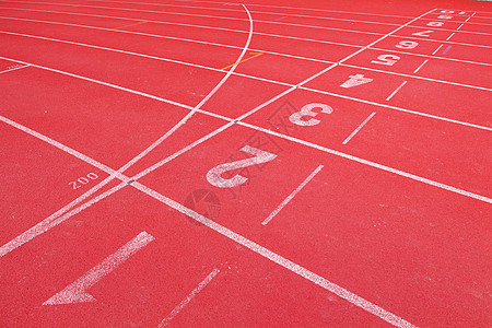 运行轨道竞赛体育场白色运动车道竞争红色短跑运动员场地图片
