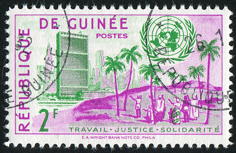 几内亚人民建筑邮件房子邮票城市总部耳朵历史性明信片手臂图片