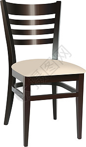木制椅子厨房木头家具橡木插图座位背景图片