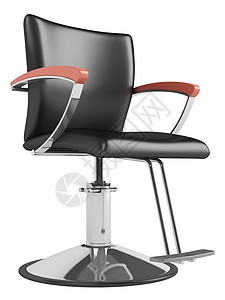 黑发美发沙龙椅合金家具造型理发理发师头发椅子插图金属座位图片