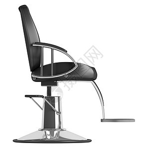 黑发美发沙龙椅造型家具装饰理发金属理发师风格椅子发型剪裁图片
