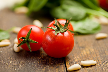 樱桃番茄红柿烹饪食物圆形松子照片乡村素食蔬菜宏观图片