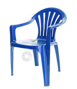 白色的蓝色椅子图片