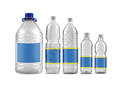 隔绝的5大小瓶装水生活水合物白色液体瓶子塑料瓶装补水茶点养生之道图片