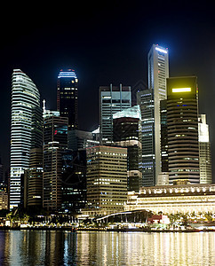 新加坡码头天空河岸地标港口金融旅行财产假期摩天大楼图片