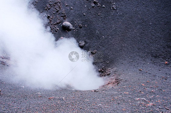 埃特纳火山陨石场景土地天空乡村岩石石头全景风景场地图片