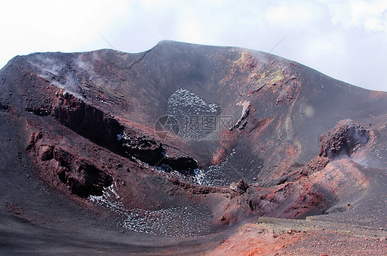 埃特纳火山场地全景岩石石头陨石土地乡村风景天空旅行图片