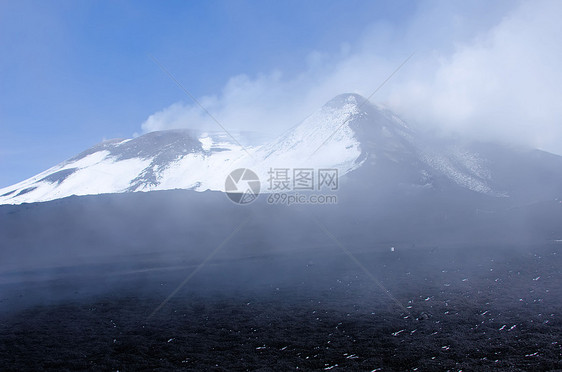 埃特纳火山乡村全景陨石场景天空石头风景场地岩石土地图片