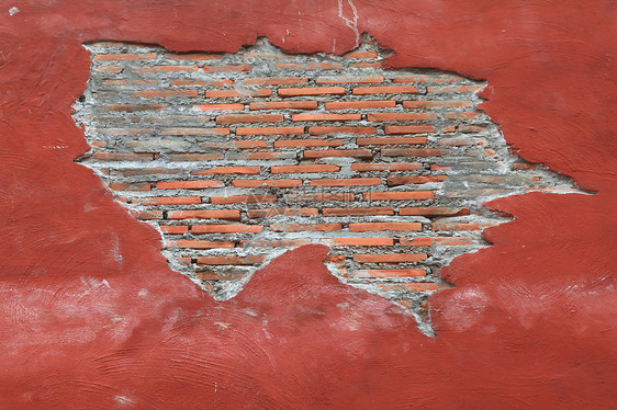 裂墙水泥棕色石头墙纸安全砖墙石工风化材料房子图片