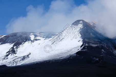 埃特纳火山旅行天空全景岩石土地乡村场地陨石场景风景图片