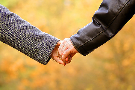 手握手小路中年人夫妻家庭公园女士父母男人图片