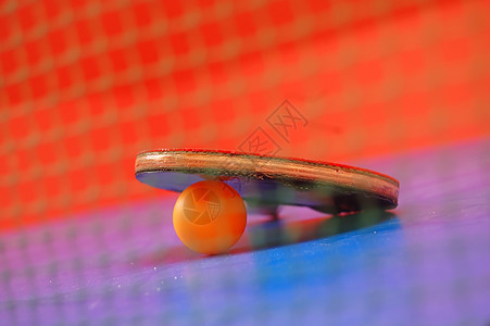 台式网球红色挑战分数竞争游戏活动运动娱乐球拍桌子图片