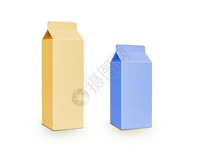 白上孤立的牛奶盒瓶子零售盒子小路销售牛奶纸板包装乳糖产品背景图片