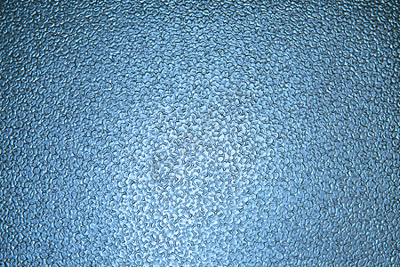 蓝玻璃墙房间立方体正方形网格蓝色洗澡修剪光泽度材料制品图片