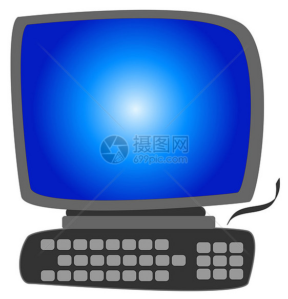 台式计算机客户安慰白色硬盘工作站电脑电报插图控制板数据图片