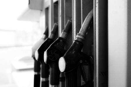 气气泵黑与白前景汽油摄影水平燃油发电燃料图片