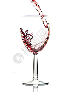 彩红酒 白背景餐厅背光饮料侍酒师工作室用餐反射水晶酒杯酒精图片