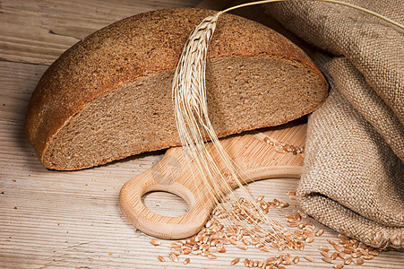 面包和耳朵稻草杂货店营养碳水粮食种子收获农业乡村馒头图片