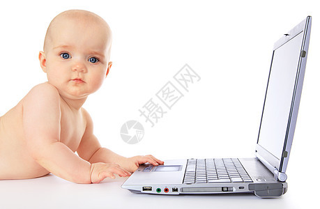 婴儿宝宝教育新生儿互联网后来者孩子技术后代接班人哺乳期网络图片
