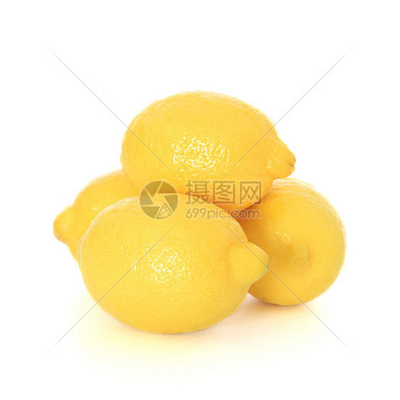 柠檬饮食维生素白色营养食物健康水果图片