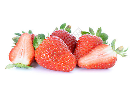 草莓白色营养健康维生素食物饮食水果图片