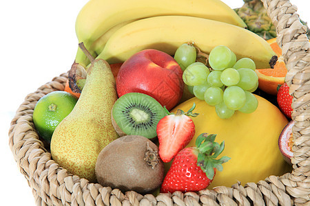 水果营养饮食维生素奇异果白色食物图片