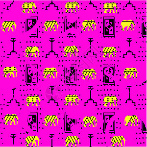 非洲大象结构化背景的非洲种形背景图片