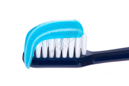 有粘糊牙刷的牙刷保健牙膏刷子牙医药品宏观洗手间牙科白色微笑图片
