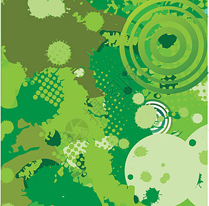 抽象喷洒的绿色背景图片