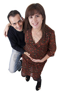 孕妇生活身体肚子母亲喜悦夫妻父亲妻子分娩女性图片