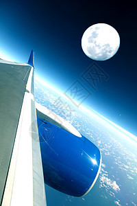 飞机飞行旅游活力地球窗户气氛引擎航班运输飞机场晴天图片