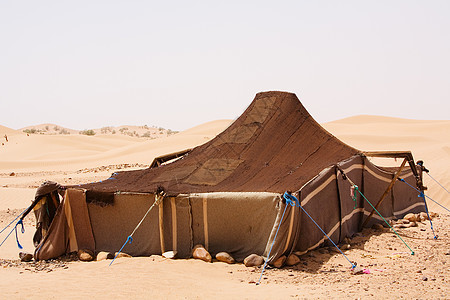 沙漠营地小屋房子假期沙丘住宅贫困天空旅行图片