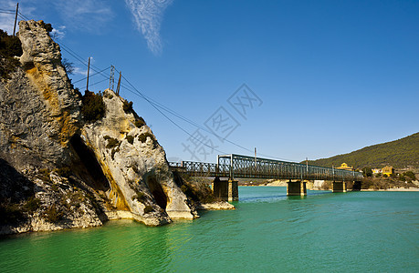 桥海滩国家建筑洪水森林急流栅栏峡谷海岸线石头图片