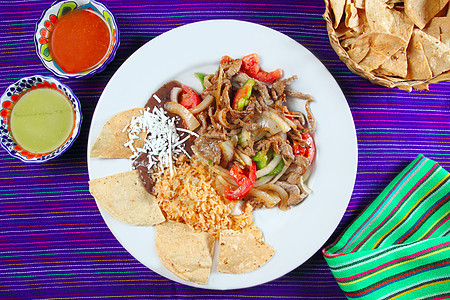 墨西哥食品 包括墨西哥食品和牛肉图片
