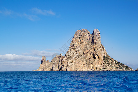 Es Vedra岛地中海南部胰岛波浪海岸旅游假期海滩蓝色小岛派对海洋图片