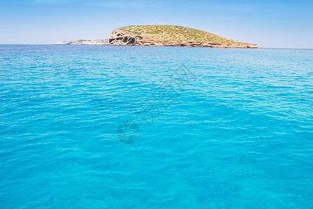岛 圣安东尼奥天堂胰岛蓝色石头小岛派对海岸海滩旅游旅行图片