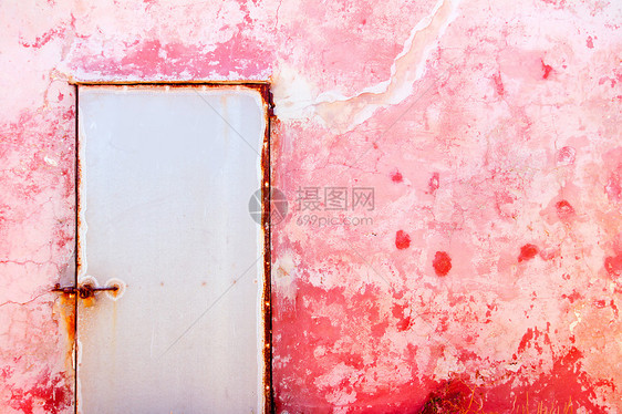 粉色地中海酸葡萄花纹水泥染料羊皮纸材料风化窗户房子古董建筑建造图片