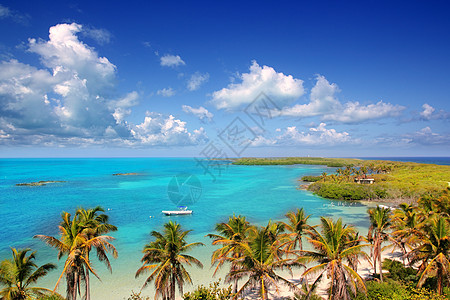 孔托伊热带加勒比岛屿 墨西哥海岛公园天线异国海岸天空天堂情调假期国家海洋图片