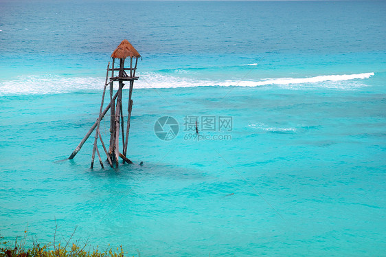 加勒比海平面松绿石海通体太阳旅行娱乐假期天窗异国高度风险阳伞图片