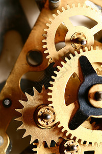 时间装置链轮运动乐器金子发条珠宝商平衡宏观齿轮车轮图片