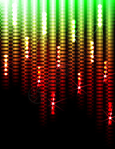 Disco 光灯背景活力电脑反射照明插图矩阵绿色火花墙纸均衡器图片