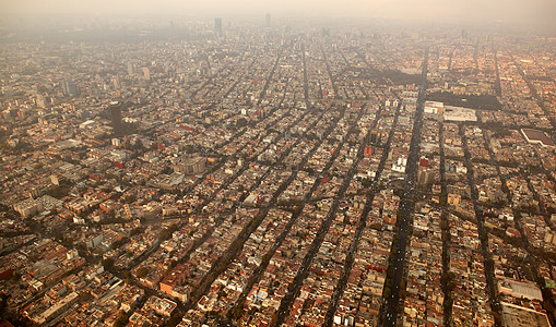 从飞机上空中观察墨西哥 df 城市商业场景地标安全建筑学联邦去向景观旅行市中心图片