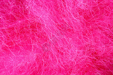 人造粉色头发杂乱纹理宏观软垫装饰风格地毯配件废料娘娘腔织物毛皮图片